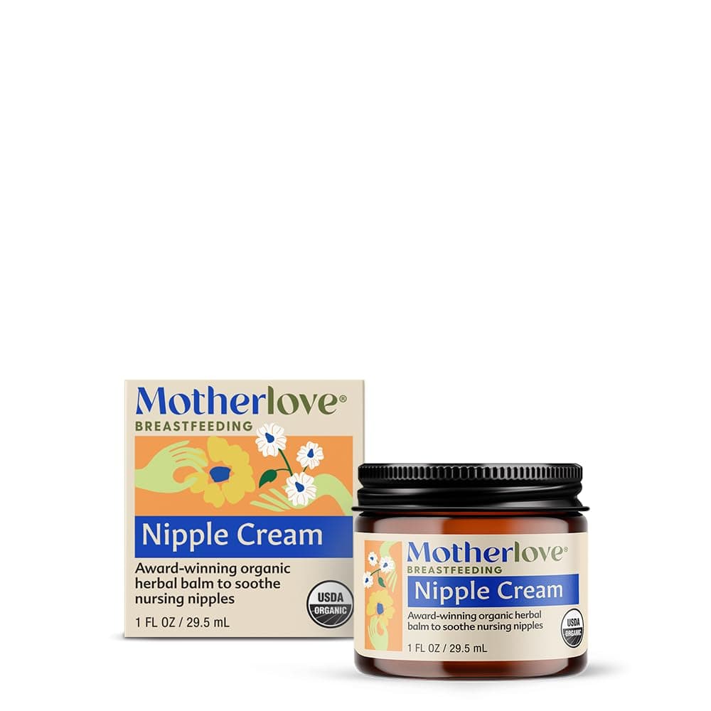 Motherlove 10011 Nipple Cream Certified Organic Salve For Sore Cracked Nursing Nipples
