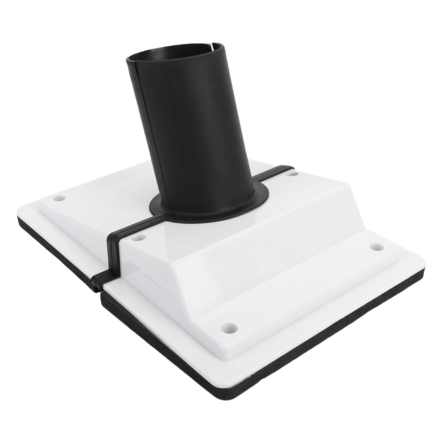 طقم غطاء سبليت لاختراق جدار التدفئة والتهوية وتكييف الهواء من جيه تي ال بي، سهل التركيب مع حشية ناعمة، يحمي من الشمس والرياح والغبار، مناسب لمكيفات الهواء سبليت الصغيرة، يعزز منزلك (ابيض)