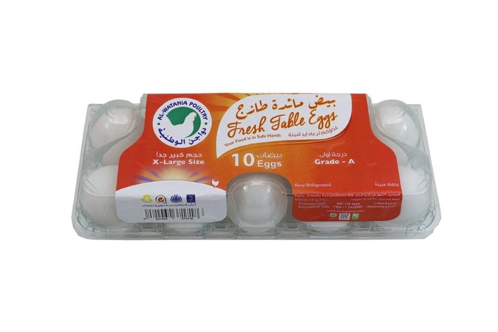 Al Watania Poultry Fresh Large Eggs 10-Pieces