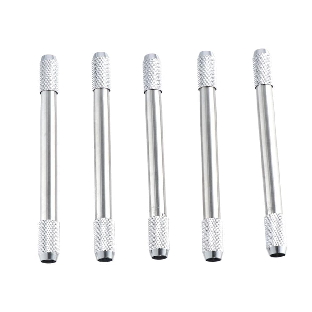 Pokinge 5Pcs Pencil Extenders,Double Ended Pencil Lengthener Adjustable Dual Head Pencil Extender Holder School Office Supplies Art Writing Tool