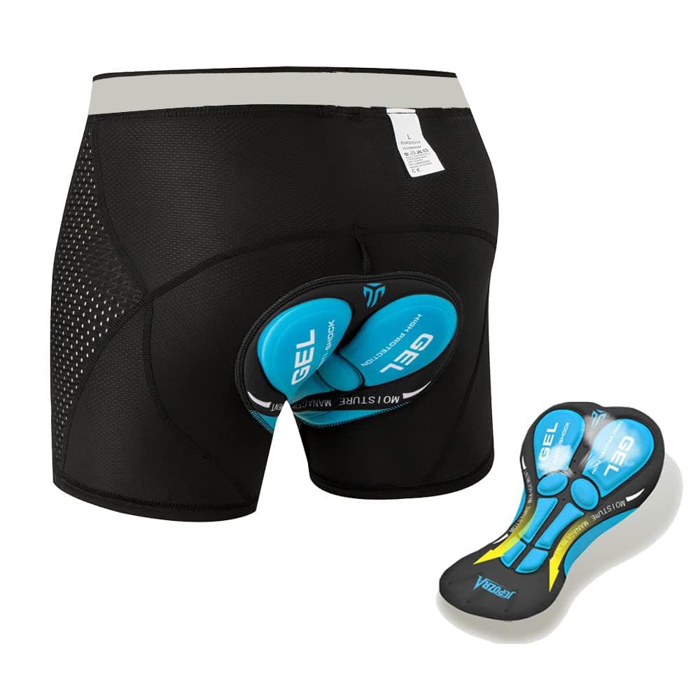 Men's Cycling Shorts, 3D Cushion Padded Bike Riding Underwear Shorts, Breathable Quick Dry Bicycle Shorts, Quick Dry Pants, Lightweight Shorts