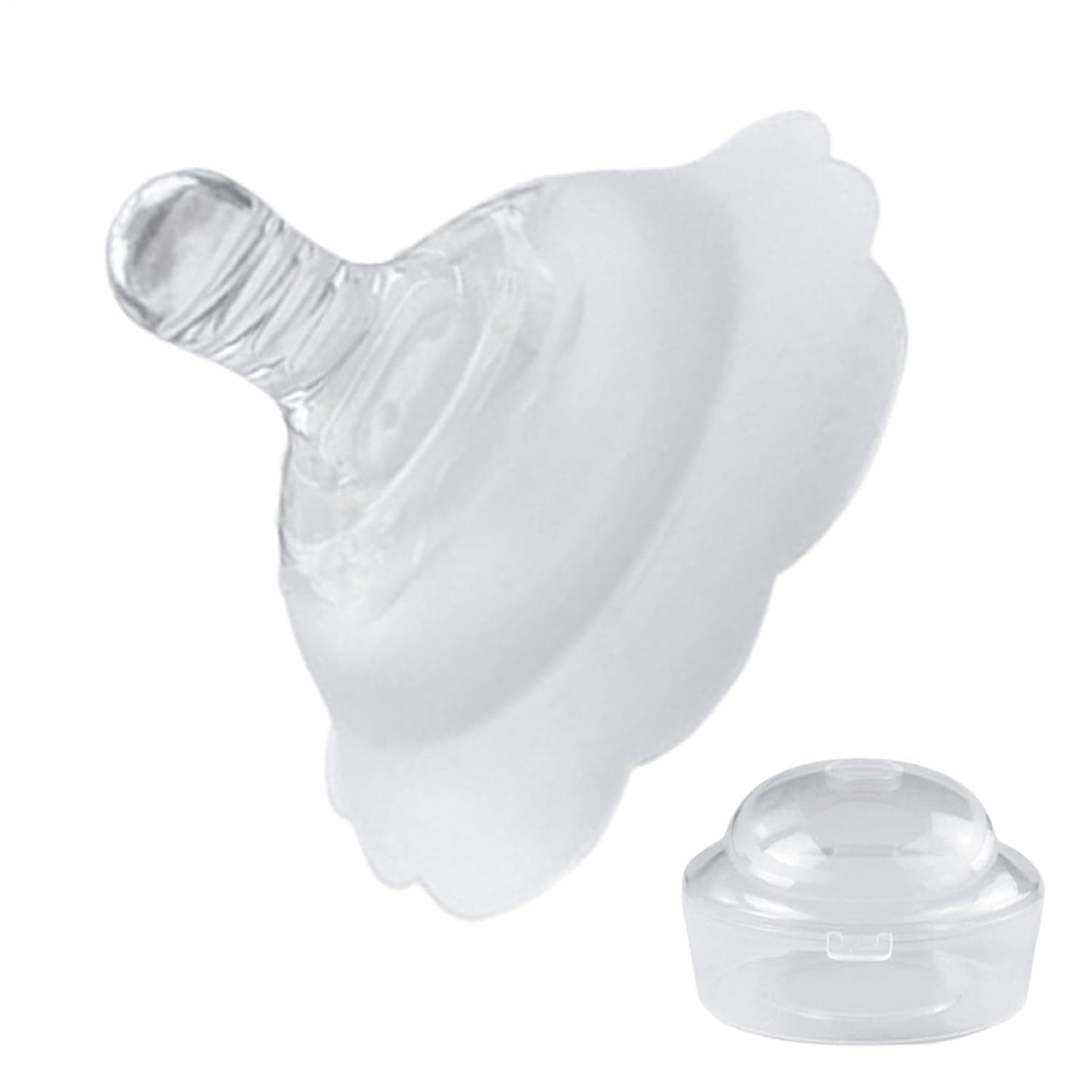 Breastfeeding Nipple Shield,Women Nipple Shield for Nursing Mothers - Soothing Silicone Covers Protection for Breast Care Mom Birth Nursery Baby Home