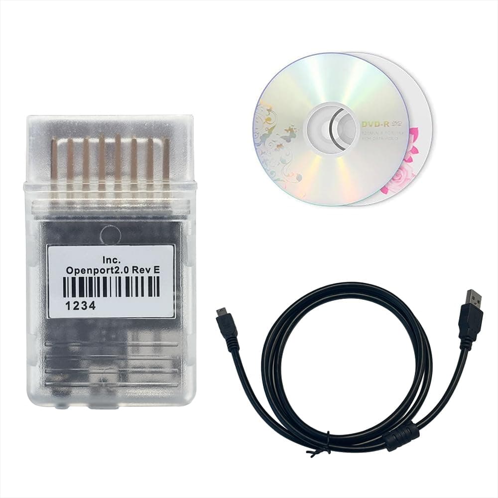OBD2 K-CAN Diagnostic Cable for Openport 2.0 ECU for JLR for Tactrix | for Jaguar for Land Rover for Toyota for Mitsubishi for Subaru Vehicles, Work for SDD V163 for Techstream for Tactrix