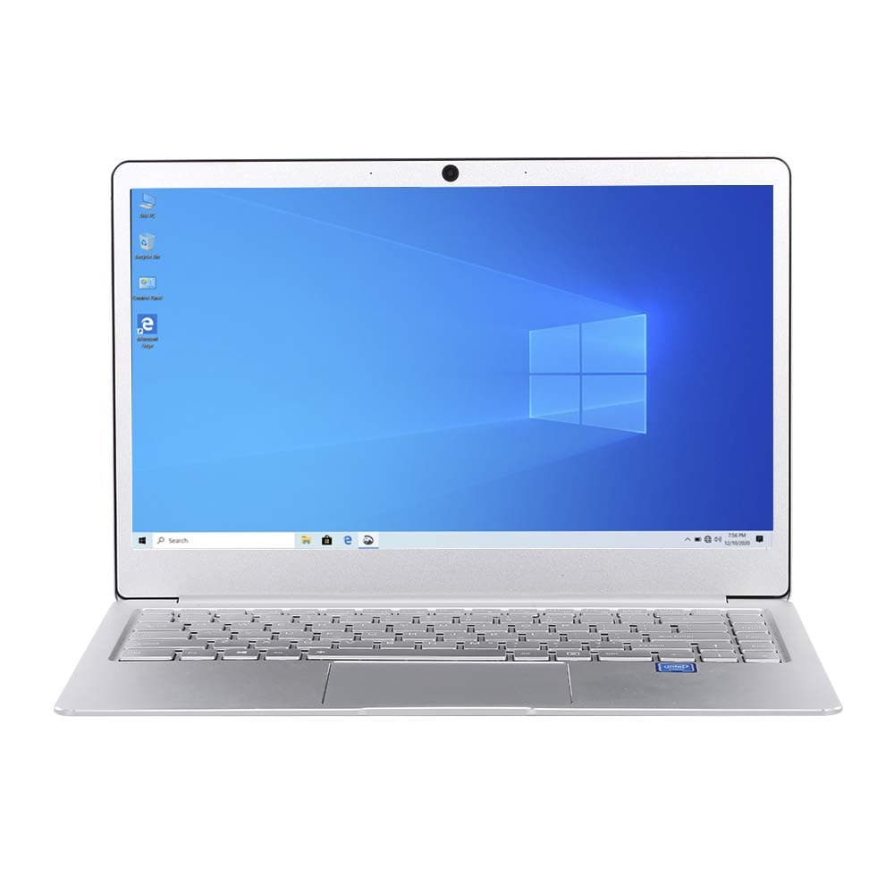 Laptop, Andoer 14-inch Laptop Intel Celeron J4115/J4105/J4125/J3455 Processor 12GB DDR4 RAM 128GB SSD Portable Laptop Silver EU Plug