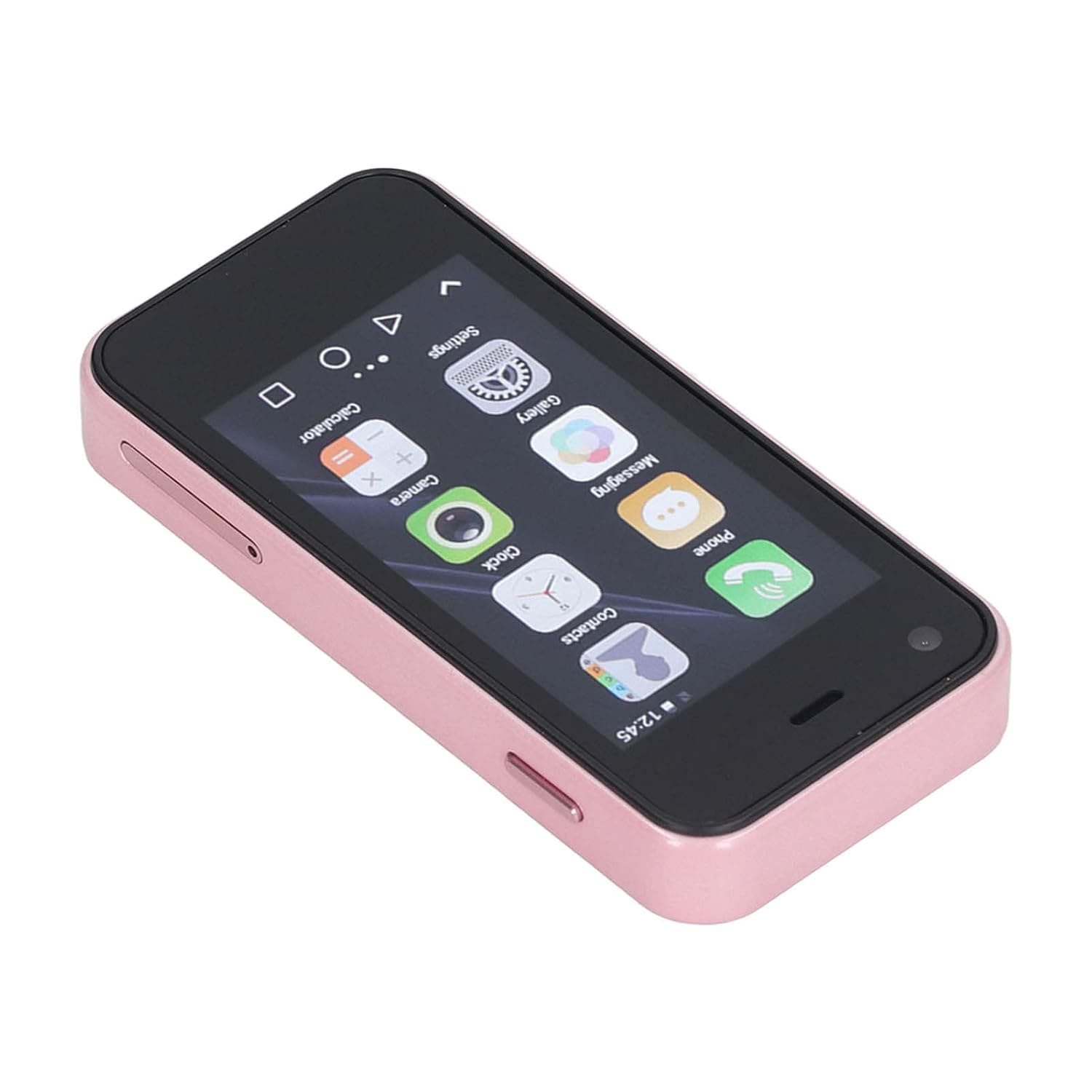 Mini Smartphone, 3G 2.5in Small Smartphone, GPS 1GB RAM 8GB ROM 5MP, WiFi Quad Core Dual SIM Cell Phone, 1580mAh (Girl Pink)
