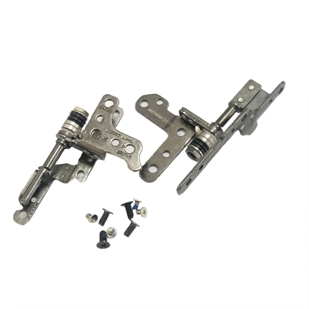 Gintai LCD Hinge Set Left + Right Replacement for Lenovo Ideapad 5-15IIL05 81YK 5-15ARE05 81YQ 5-15ITL05 82FG, with 8 Screws