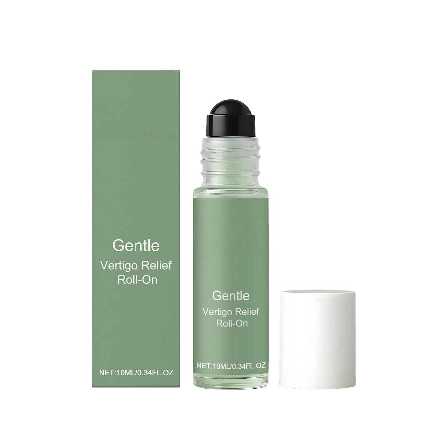 Cooling Roll On Essential Oil with Ginger & Mint, Portable Skin Care 10ml | Refreshing cooling sensation • Ginger & Mint extracts • Portable roll-on design • Lightweight daily personal care