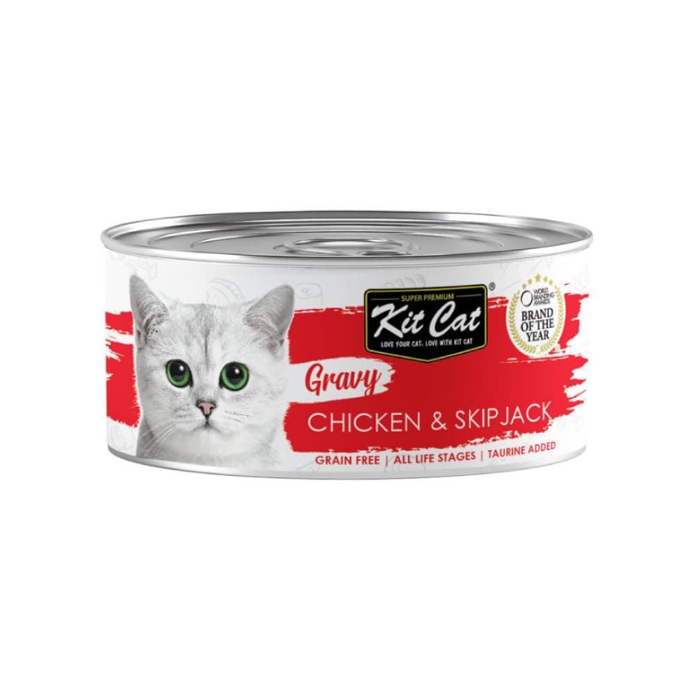 Kit Cat Gravy Wet Food Chicken & Skipjack 70g