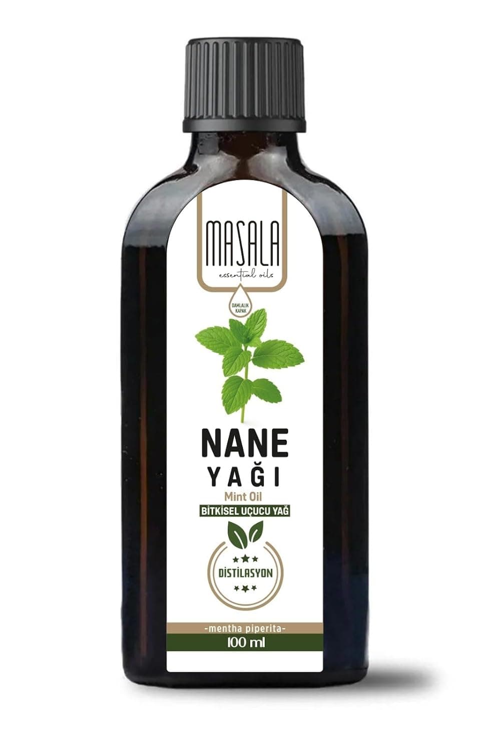 Peppermint Oil 100 ml – Mentha Piperita (Glass Bottle Natural Essential Oil – Steam Distillation)