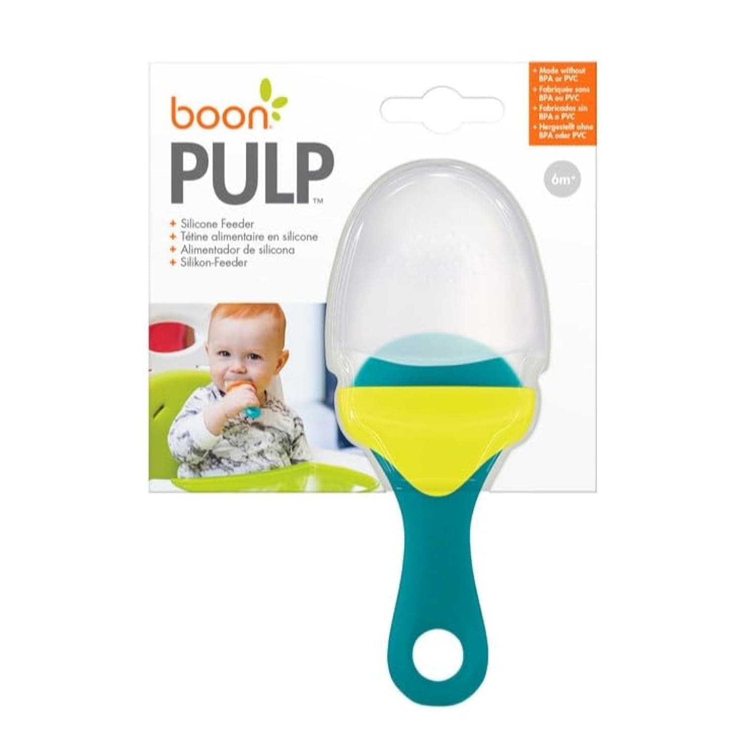 Boon -Pulp Silicone Feeder - Green/Blue