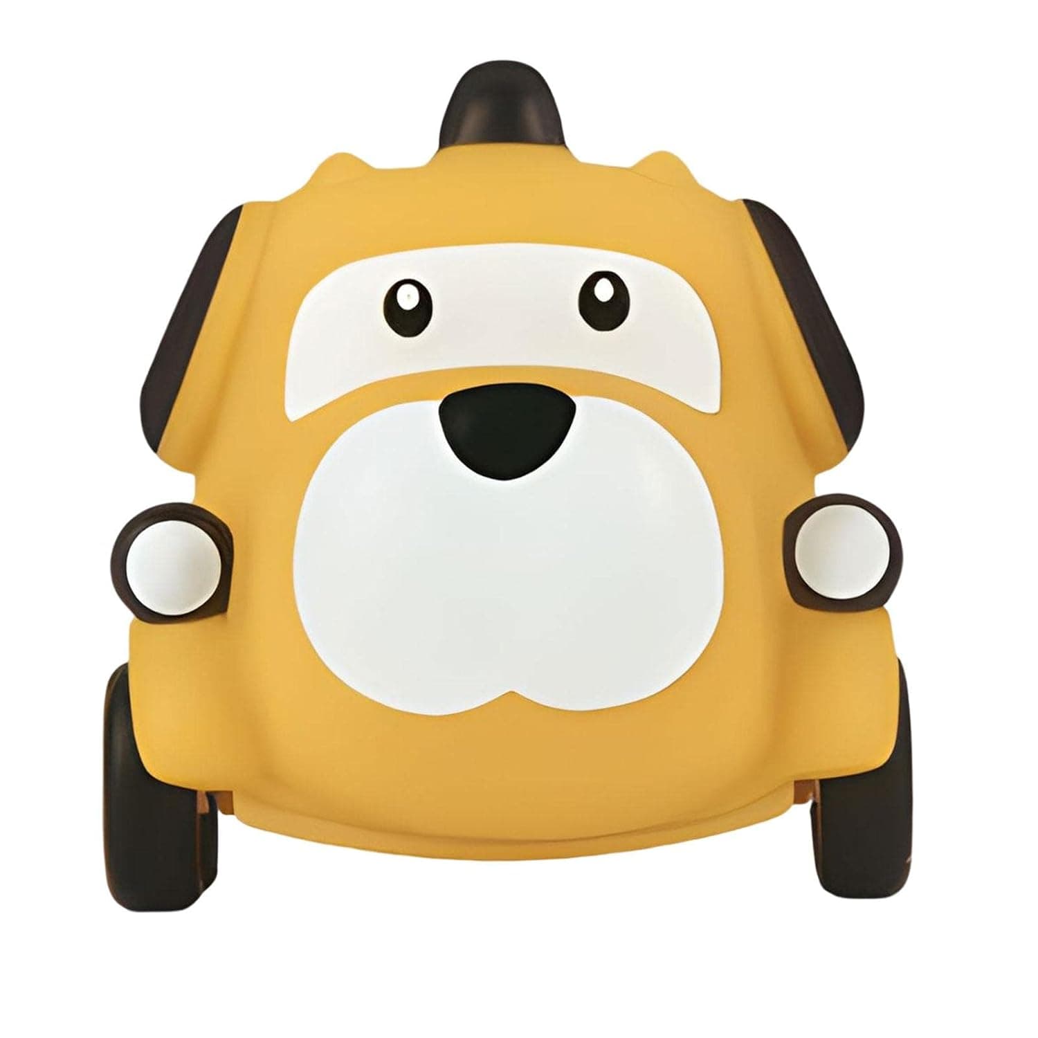 Infant Soft Rubber Push and Go Vehicles | Soft Rubber Cars Cartoon Small Car Baby Mini Toy Vehicles,Cartoon Animals Friction Push and Go Toy Cars for Babies and Toddlers