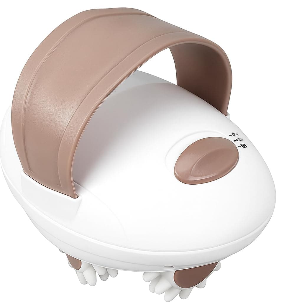 FITTO Body Slimmer and Leg Massager, MA-020, White – Full Body Toning, Cellulite Reduction, and Relaxation Massage Device – Portable, Battery Powered, for Back, Legs, and Arms