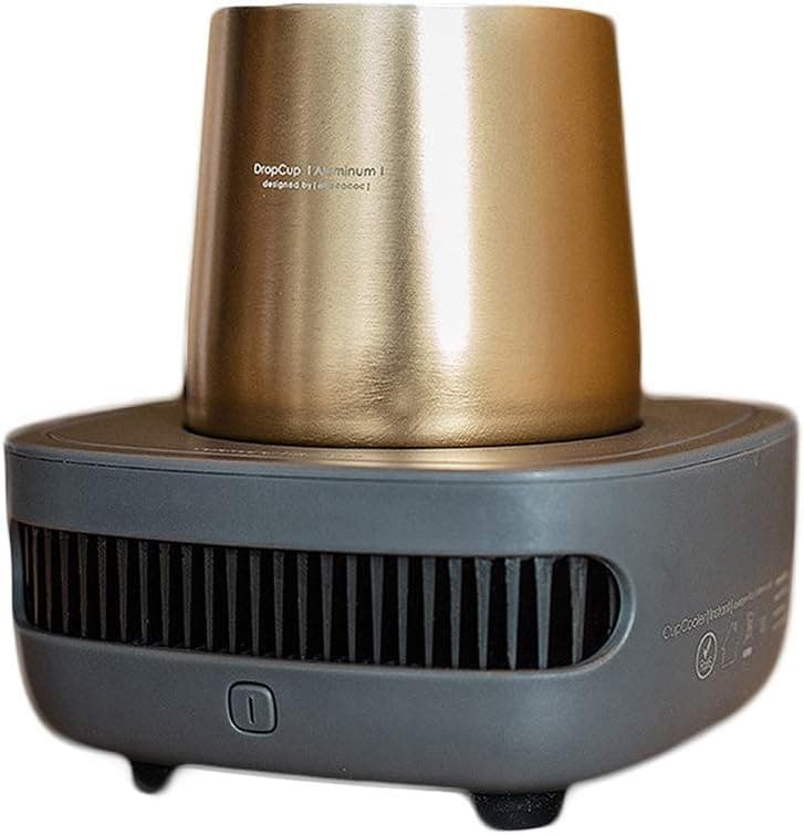 Travel Coffee Cup Warmer, Coffee Cup Warmer, 2-in-1 Electric Drink Cooling Cup with 2 Temperature Controls, Heating Plate Warmer for Home Office in Car for Heating Cocoa, Tea, Water