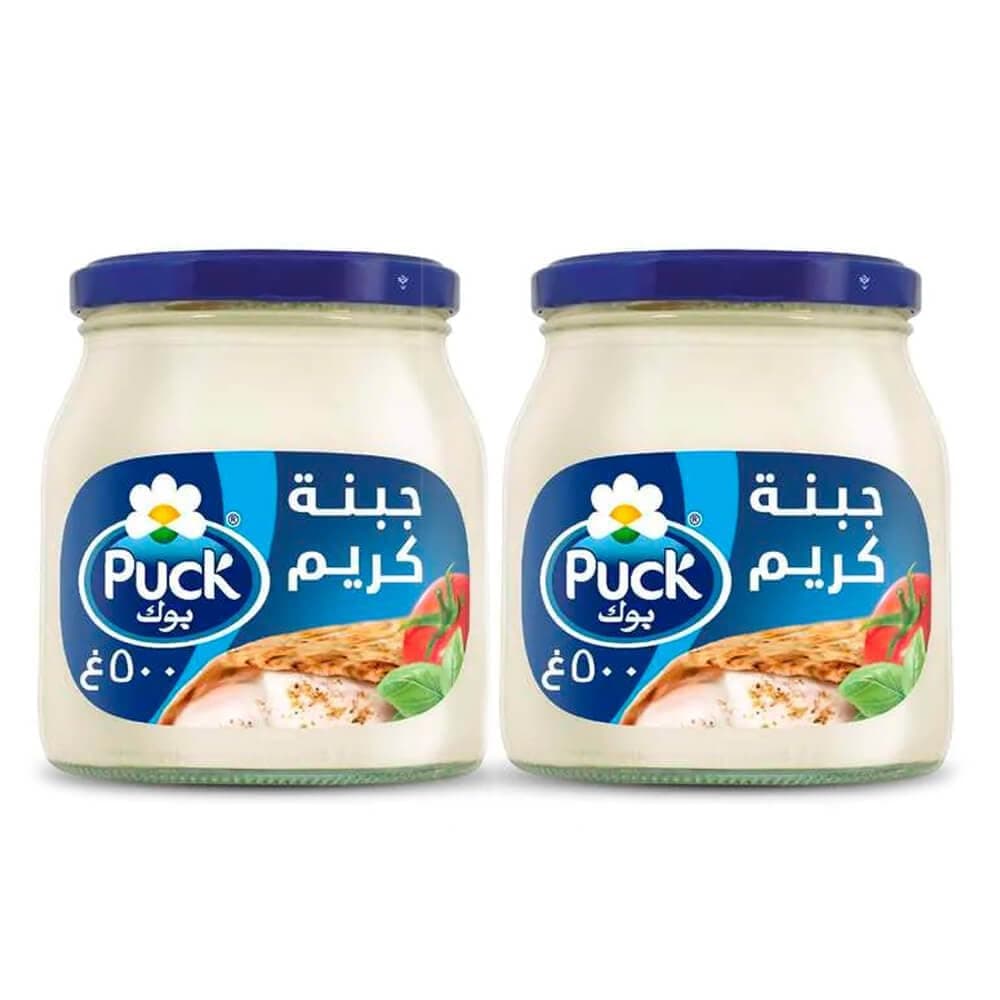 Puck Original Spreadable Cheese Analogue, 500g pack of 2