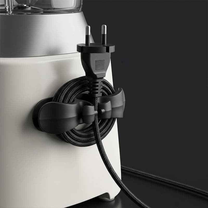 1 PCS Wire Organizer Winder with Strong Adhesive for Kitchen Appliance and Office Cable Management