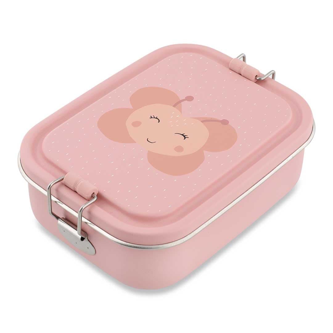Trixie Lunch Box Stainless Steel for Children, Boys and Girls, Metal Tin