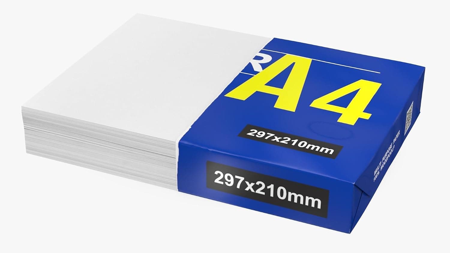 Premium A4 Multipurpose Copy Paper, 210 x 297 mm, 80 GSM (1/10 Reams | 50 Sheets)