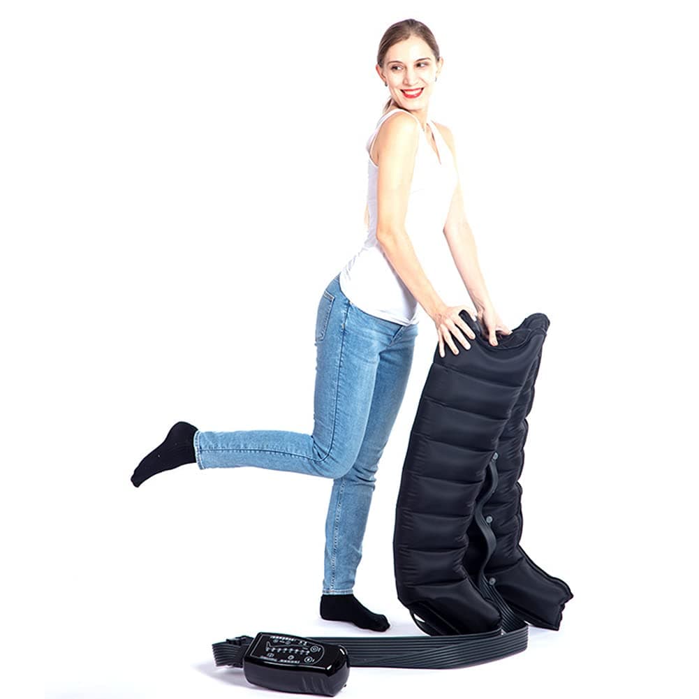 8 Cavity Air Compression Leg Massager for Foot and Calf Circulation Massage Boots,Physiotherapy Recovery Relaxation Pain Relief Massage Calf HunShie