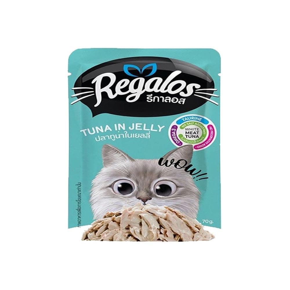 Regalos Cat Wet Food with Tuna in Jelly for Adult – 70 g