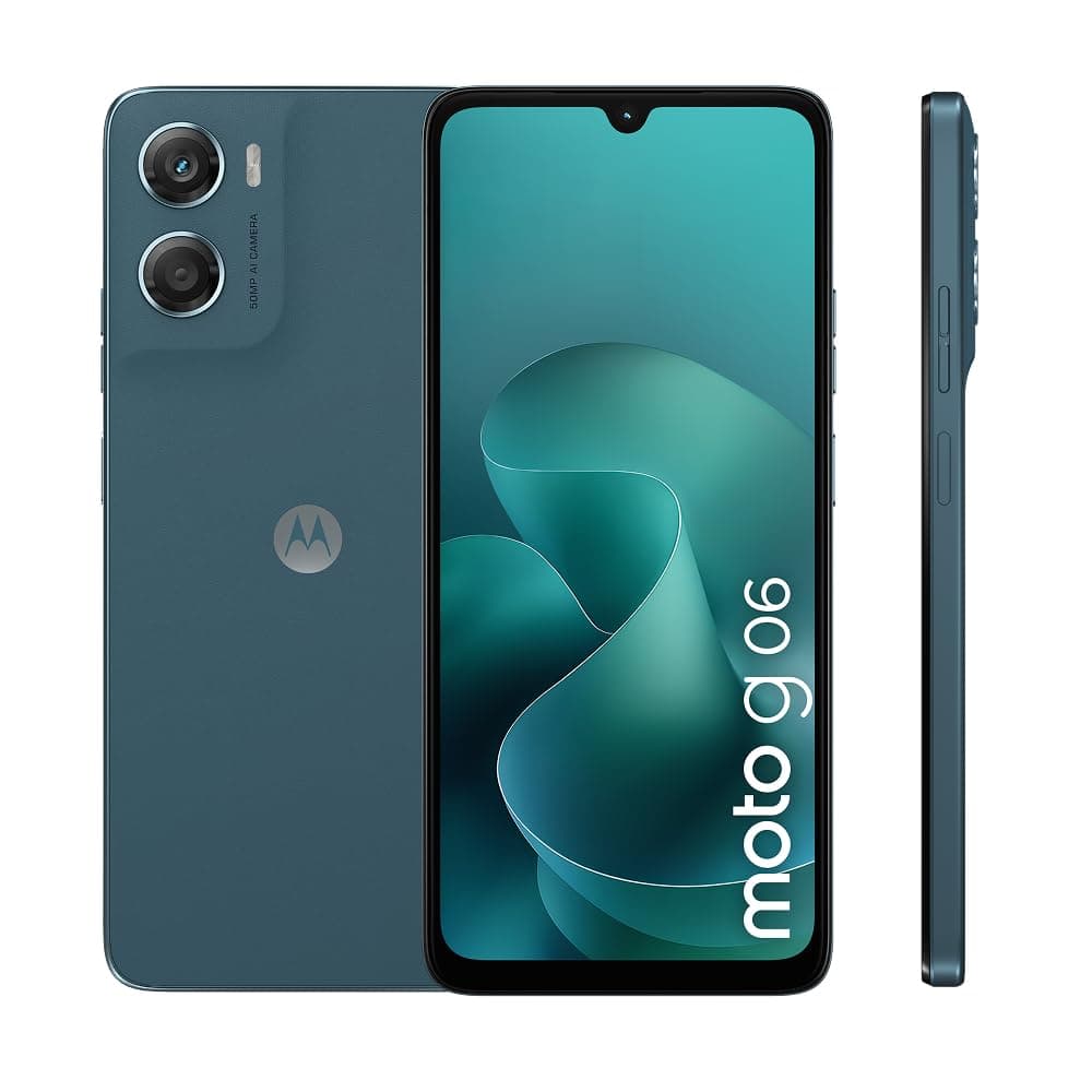 MOTOROLA G06 4G, 4+8GB RAM Boost, 128 GB ROM, MTK Helio G81 Extreme, 6.88" Super HD Display 120Hz, Android 15, PANTONE Tapestry