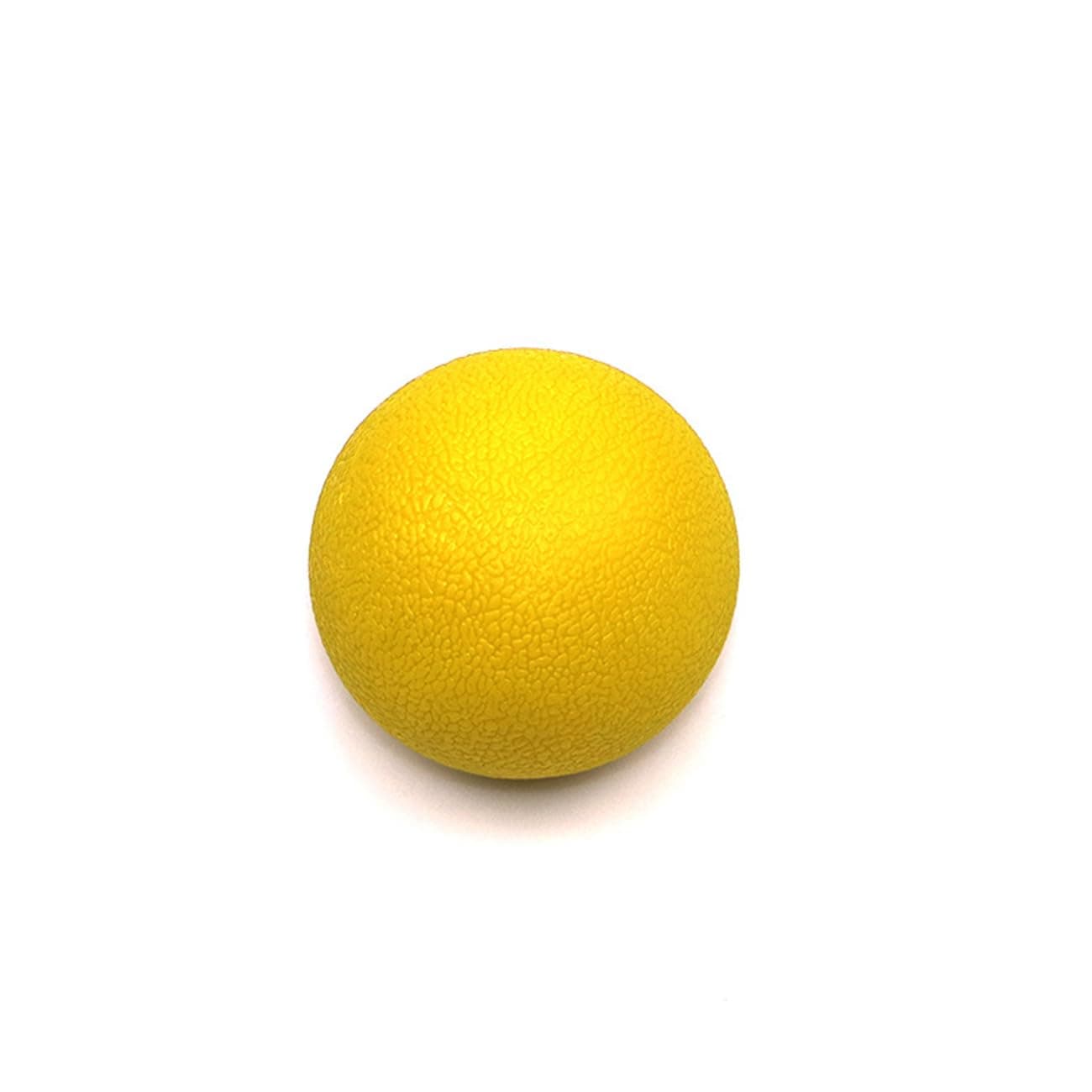 Massage Lacrosse Ball for Myofascial Release Shoulder and Neck Acupressure Yoga Fascia Ball TPE Material Muscle Relaxation Massage Hockey Ball (Yellow)
