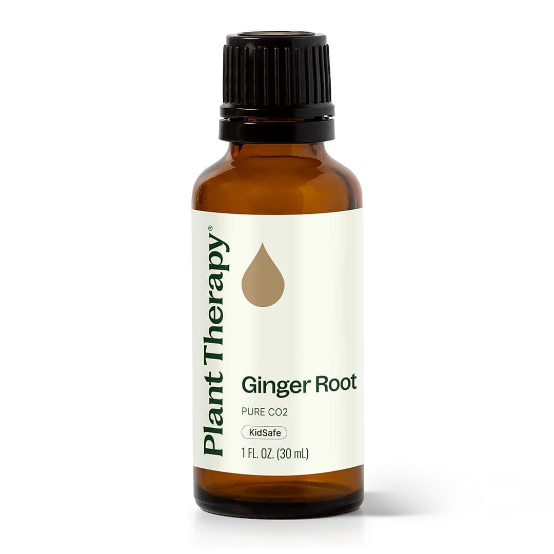 Plant Therapy Ginger Root CO2 Essential Oil 100% Pure, Undiluted, Natural Aromatherapy, Therapeutic Grade 30 mL (1 oz)