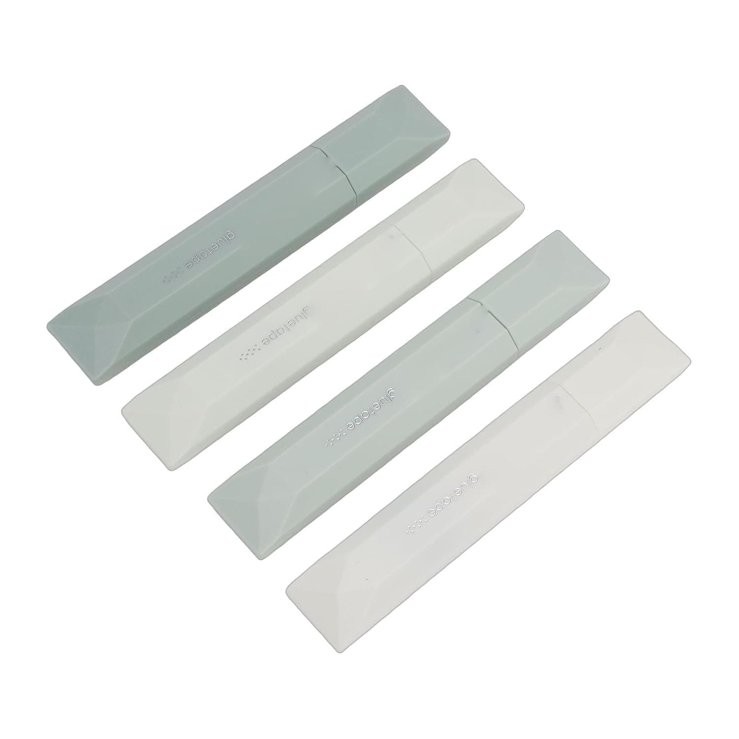 Generic 4pcs Double Sided Tape Pen, Glue Tape Roller, Smooth Glide Adhesive Pen with Strong Adhesion, Ideal for Gift Wrapping, Scrapbooking & Office Crafts (Gradient Green)