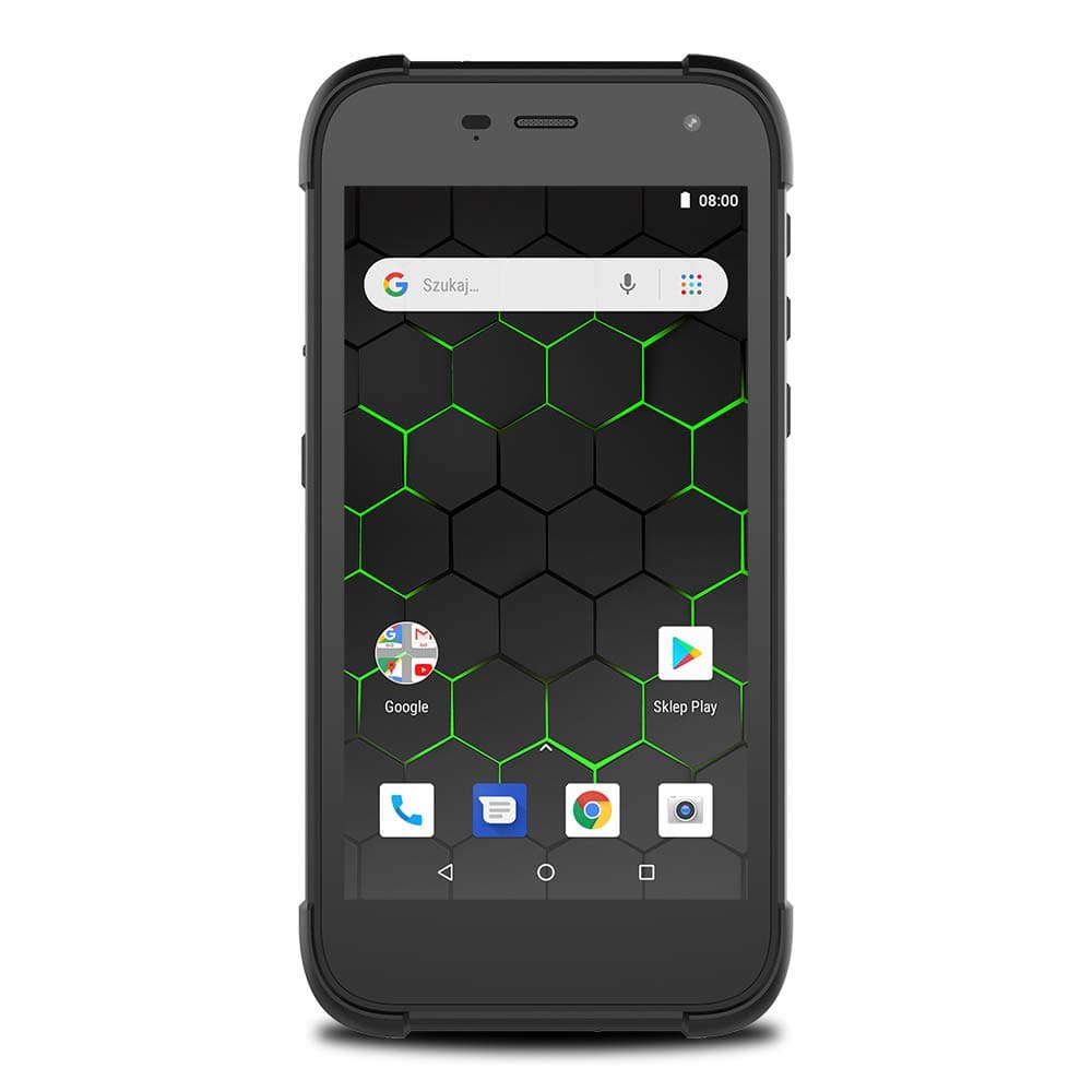 Hammer Active 2 Dual-SIM 16GB ROM + 2GB RAM (GSM Only | No CDMA) Factory Unlocked 3G Smartphone (Black/Orange) - International Version