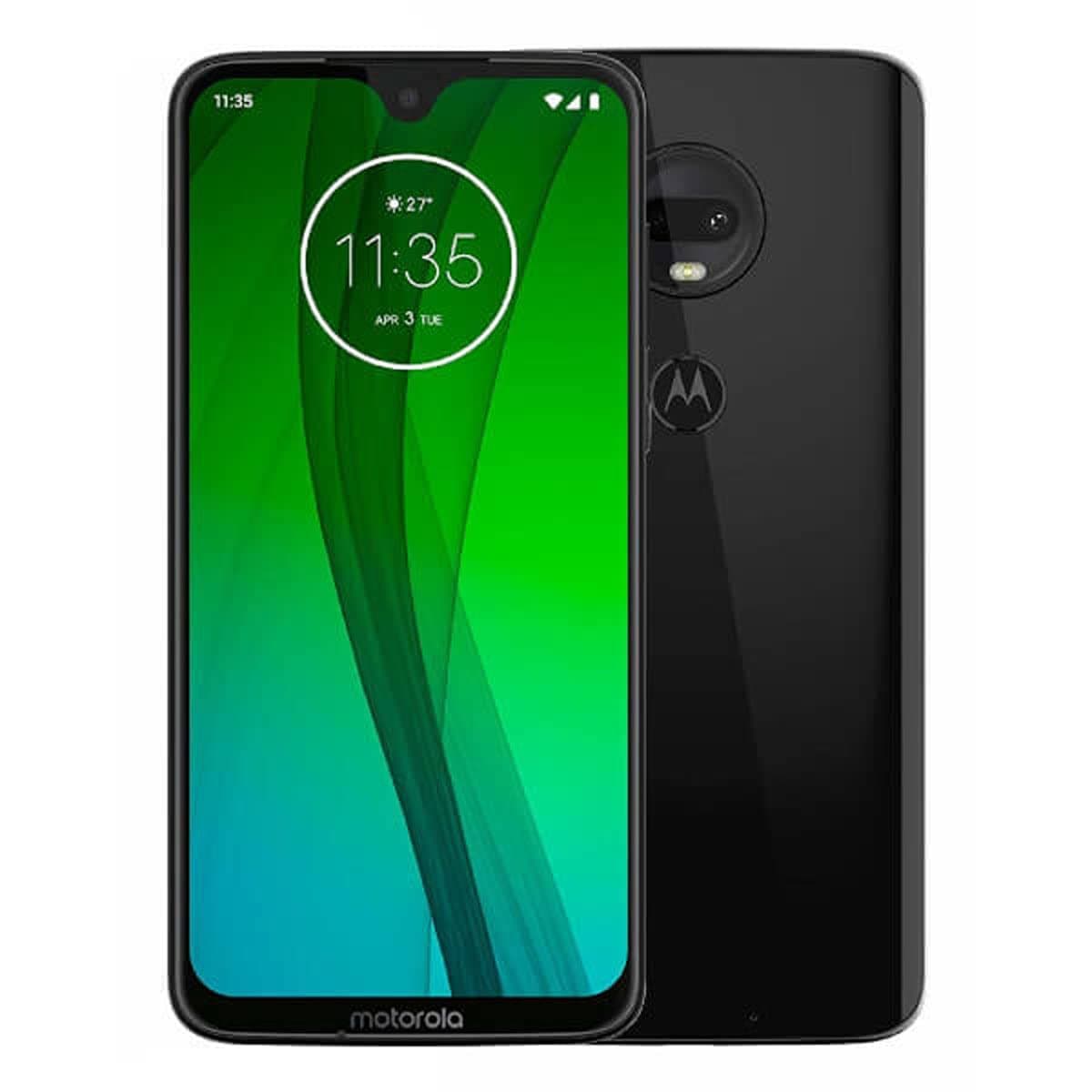 Motorola Moto G7 DUAL-SIM 64GB ROM + 4GB RAM (GSM Only | No CDMA) Factory Unlocked 4G/LTE Smartphone (Black) - International Version