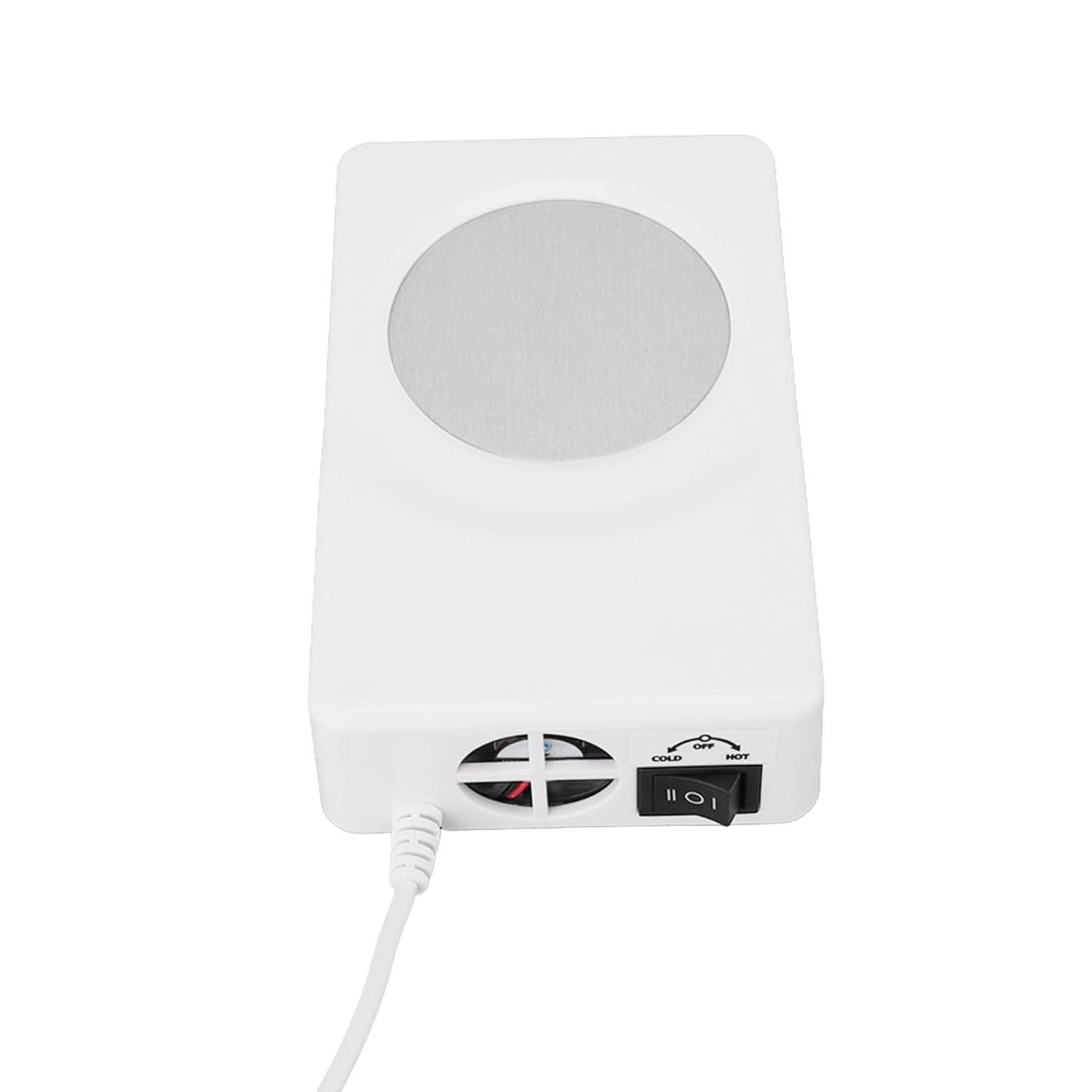 Sorandy USB Heating Beverage Warmer Cooler, Compact Versatile Mug Warmer Cooler, Heating Cooling Beverage Plate with 3 Temperature Settings for Coffee Tea Milk Hot Chocolate