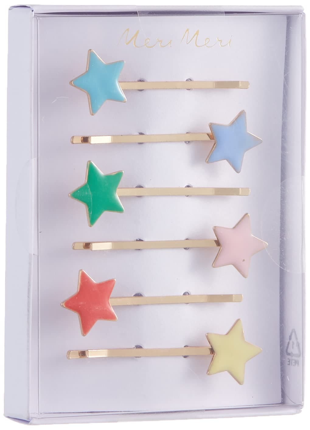 Enamel Star Hair Slides