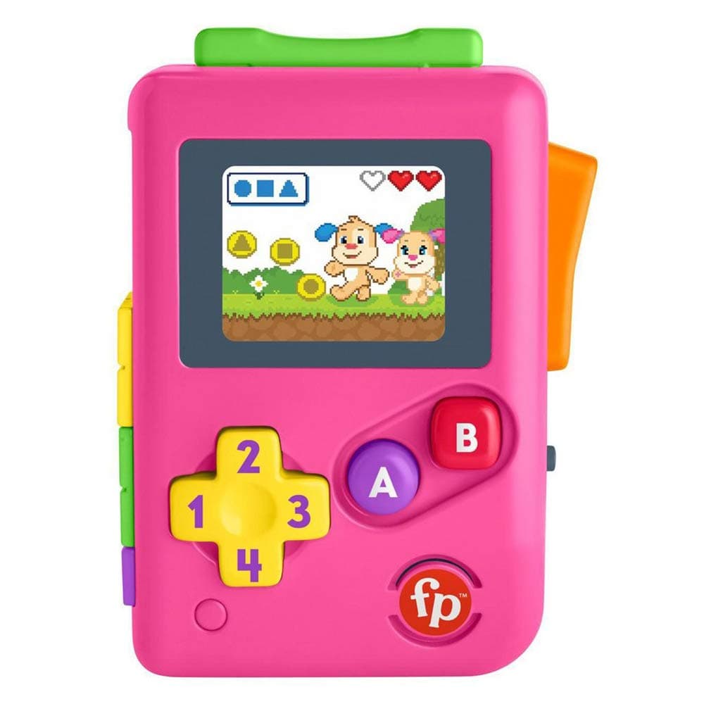 Fisher-Price Laugh & Learn Lil' Gamer - Pink Edition ~ Educational Activity Toy for Babies and Toddlers Inspired by Nintendo