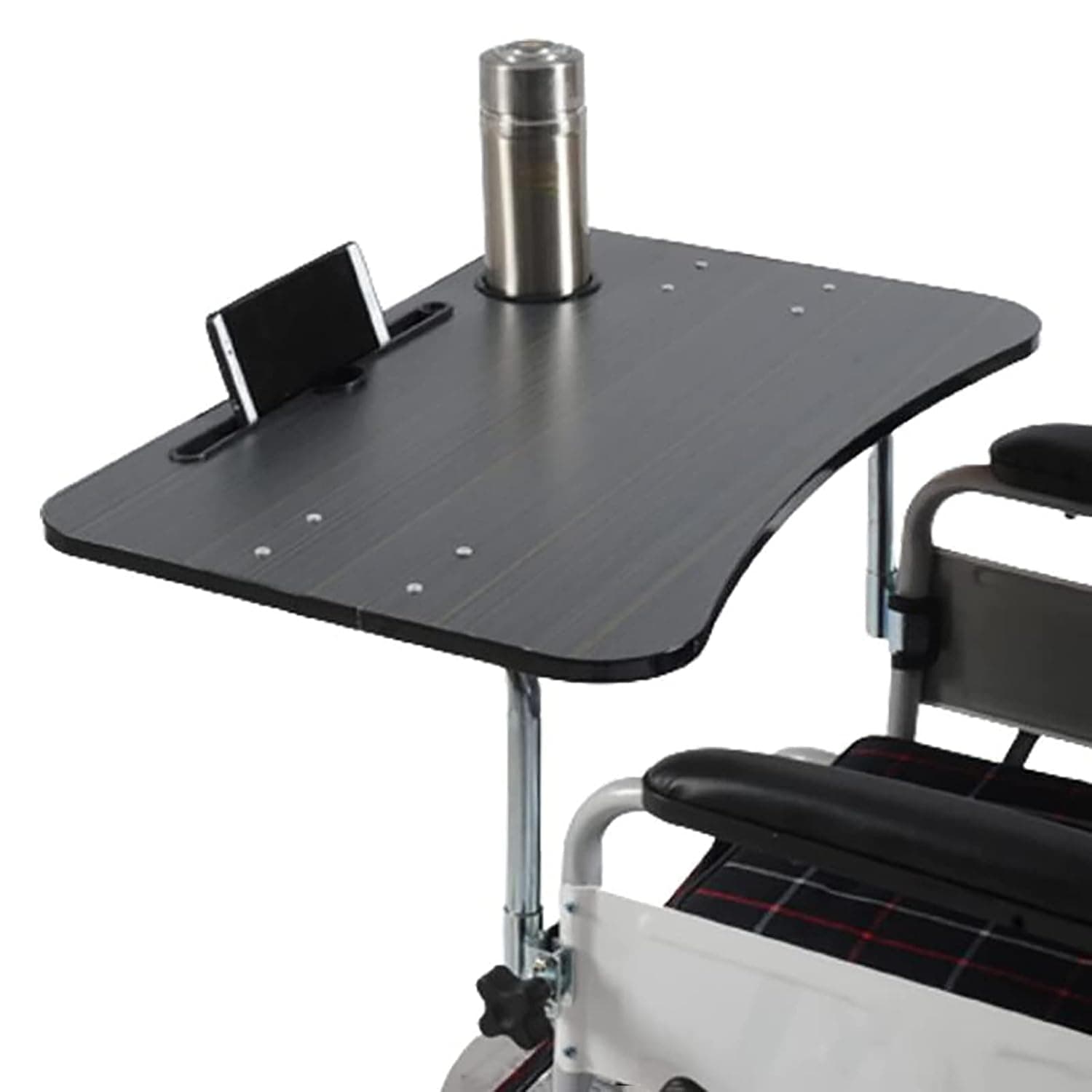 Removable Wheelchair Lap Tray, Wooden Wheelchair Accessories Portable Trays Desk for Eating Reading & Resting for Seniors 60 * 40cm