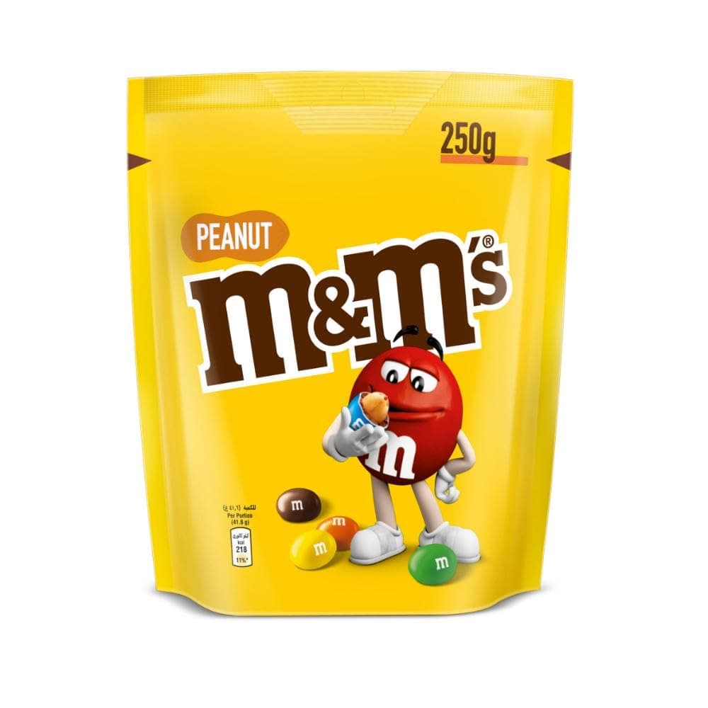 M&Ms Peanut Pouch 250g
