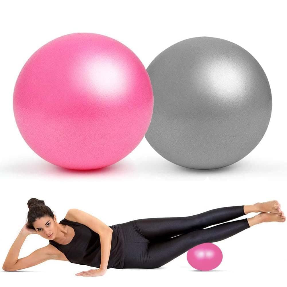 Aputue Small Pilates Ball, 2-Pack 9 Inch Mini Exercise Balls for Core Training, Yoga and Physical Therapy, Non-Slip Workout Equipment for Home Gym