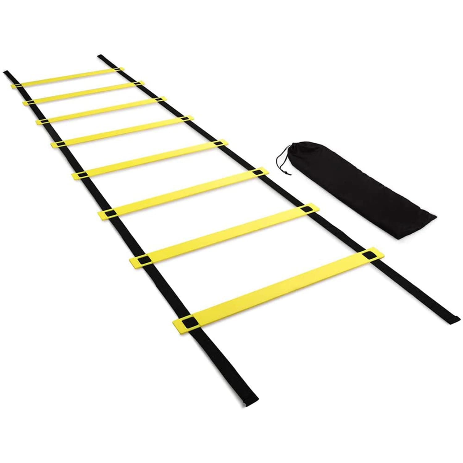 Aputue Agility Ladder, 12 Rung 6M Speed Ladder Training Ladder with Carrying Bag, Agility Ladder Speed Training Equipment for Speed, Sports Soccer, Football and Exercise Fitness