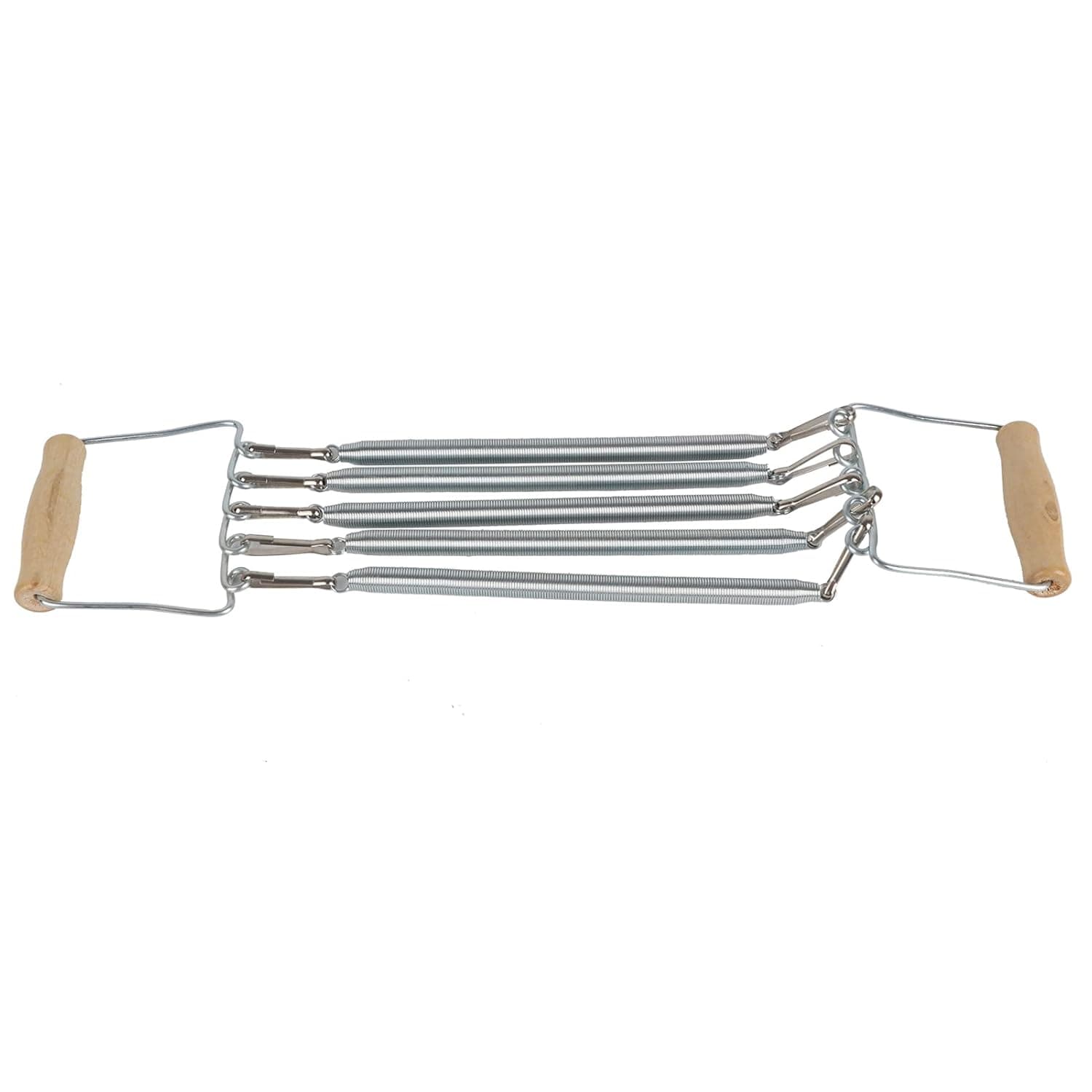 POENVFPO Chest Expander , Wooden Handle Chest Expander Arm Strength Training Removable Spring Developer Exercise Bands Household Exercise Muscle Fitness Equipment