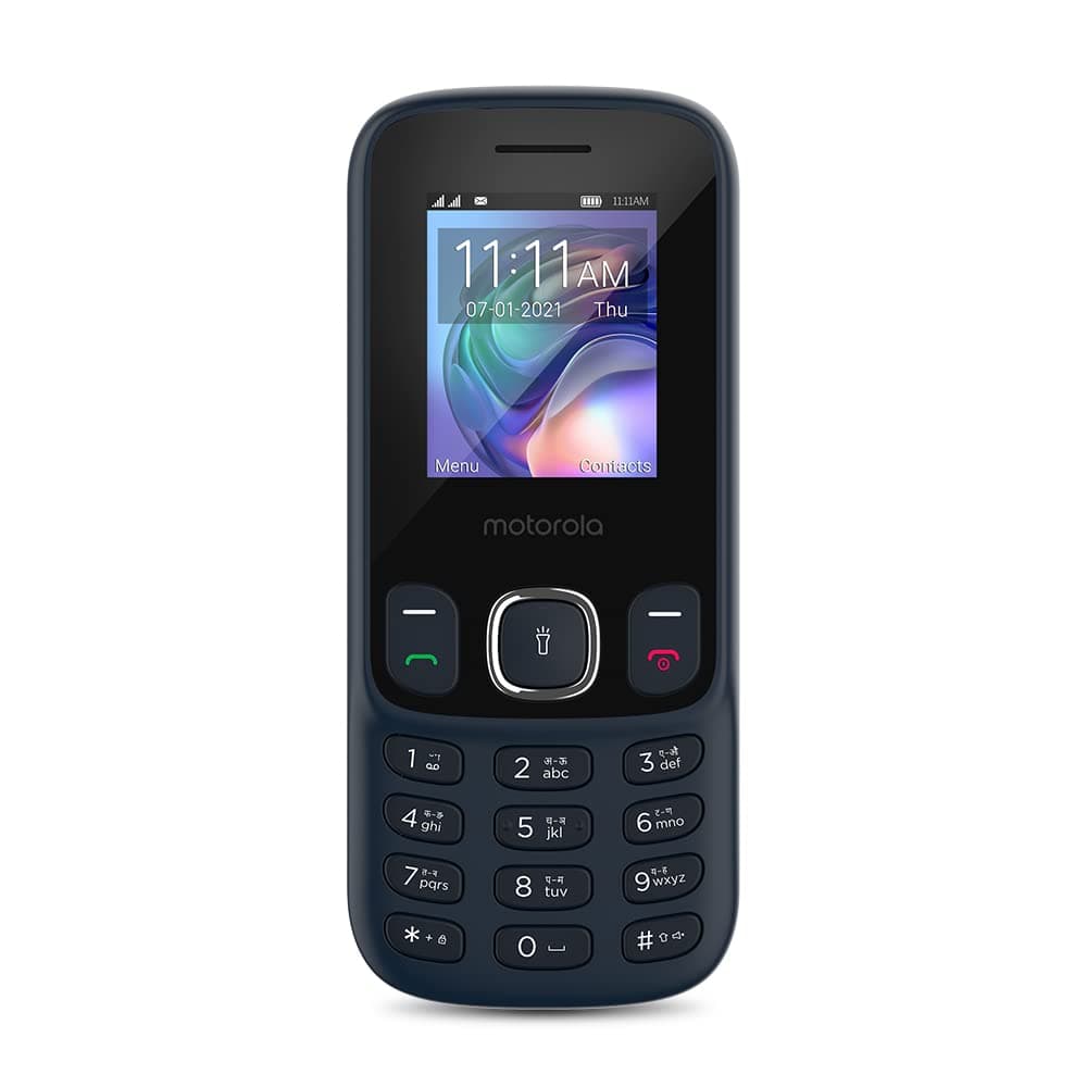 Motorola a50 keypad Mobile Dual Sim with Expandable Memory Upto 32GB, Camera with 1750 mAh Battery, Dark Blue