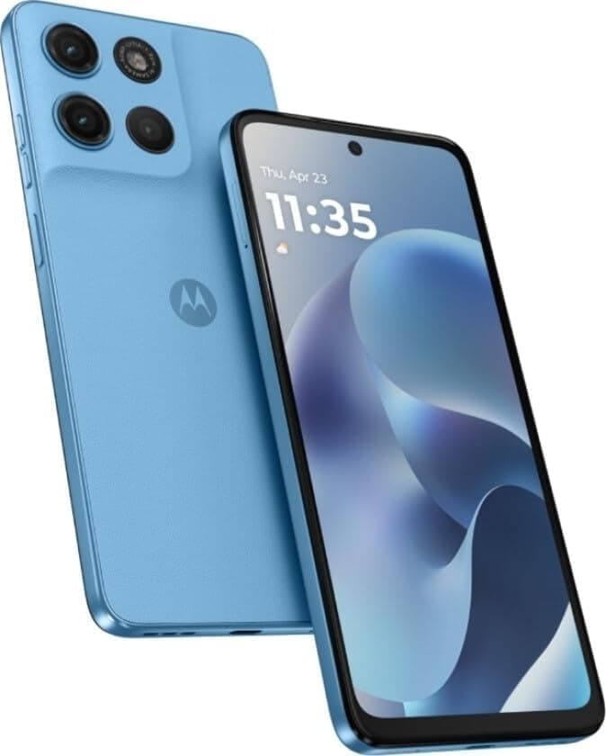Motorola Moto G17 Power Dual-SIM 256GB ROM + 8GB RAM (GSM Only | No CDMA) Factory Unlocked 4G/LTE Smartphone (Pantone Alaskan Blue) - International Version