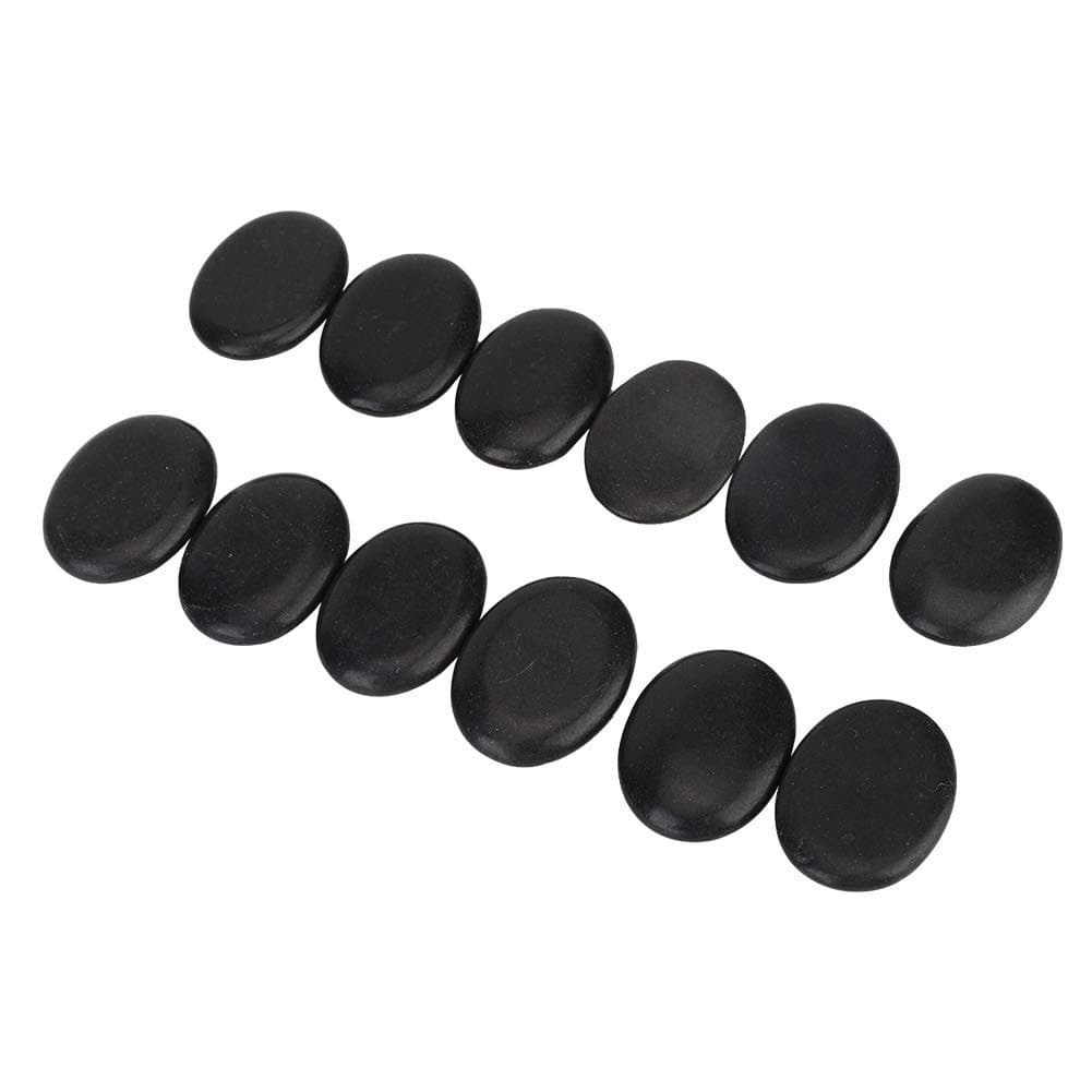 Lava Massage Stones, Natural Hot Energy Massage Spa Basalt Stone Body Therapy Health Care Tool Stone Spa Massage Stone Spa Wellness and Relaxation