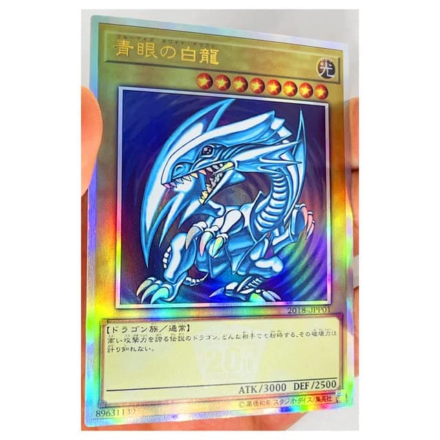 SA-LUX - Yu%Gi%Ohs SR Blue-Eyes Ultimate DRAGONs English DIY Тоуs Hobbies Hobby Collectibles Game Collection Anime Cards (A12)