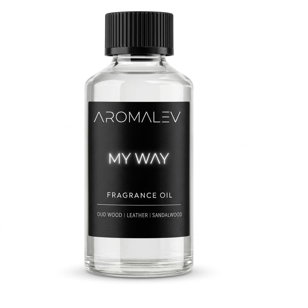 My Way Fragrance Oil Inspired by The 1 Hotel Miami Beach, Luxury Diffuser Blend with Notes of Oud Wood, Leather, and Sandalwood | Long Lasting Aroma | 120ml, 4.10 fl oz