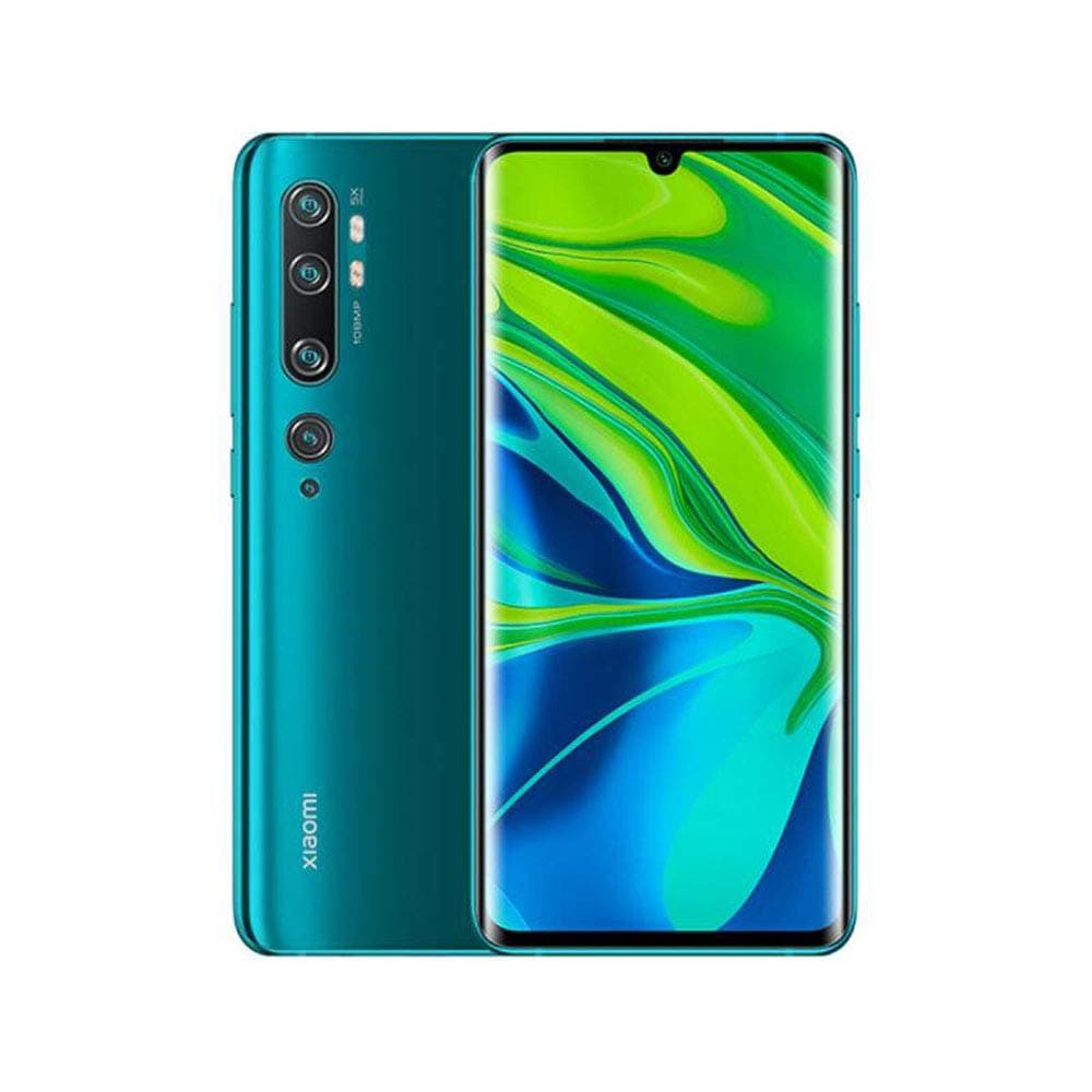 Xiaomi Mi Note 10, Dual SIM, 128 GB, 6 GB RAM, 6.47 Inch, 4G LTE - Aurora Green