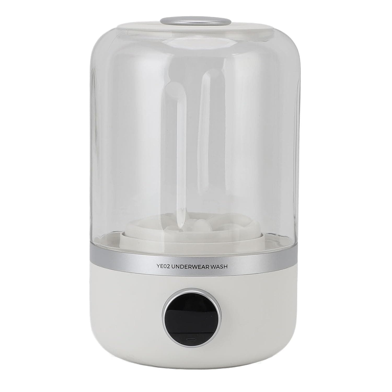 Portable Washing Machine 10W Quiet Rechargeable Mini Laundry Washer, Ideal for Underwear, Socks, Baby Clothes, Cordless Washer for Travel, Camping, RV with Silent Washing Process