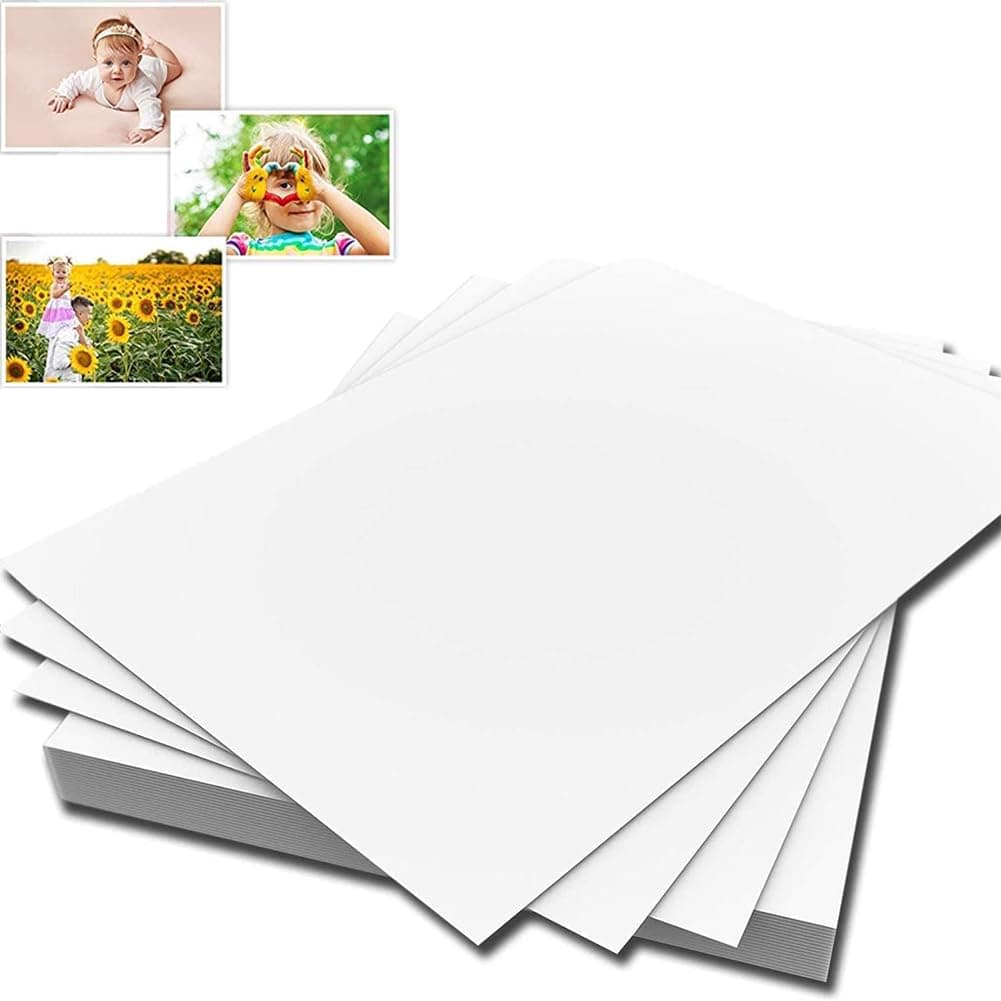 A4 Photo Paper 40 Sheets, Waterproof Glossy for Photo Paper,A4 Size 230gsm Waterproof Embossed Card Paper Inkjet Photo Paper A4 Size