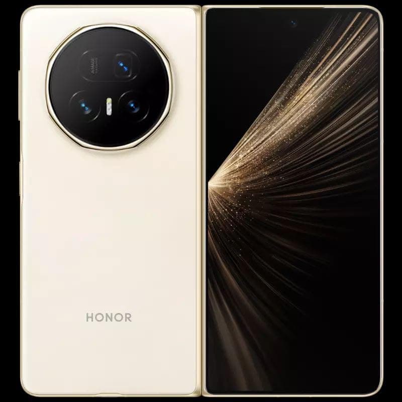 HONOR Magic V5 5G MBH-N49 Smartphone (GSM, International Version) Android 15 | Triple Rear Cameras (50MP+50MP+64MP) | 16G RAM 512G ROM | 7.96" (Ivory White - Exclusive Colour)