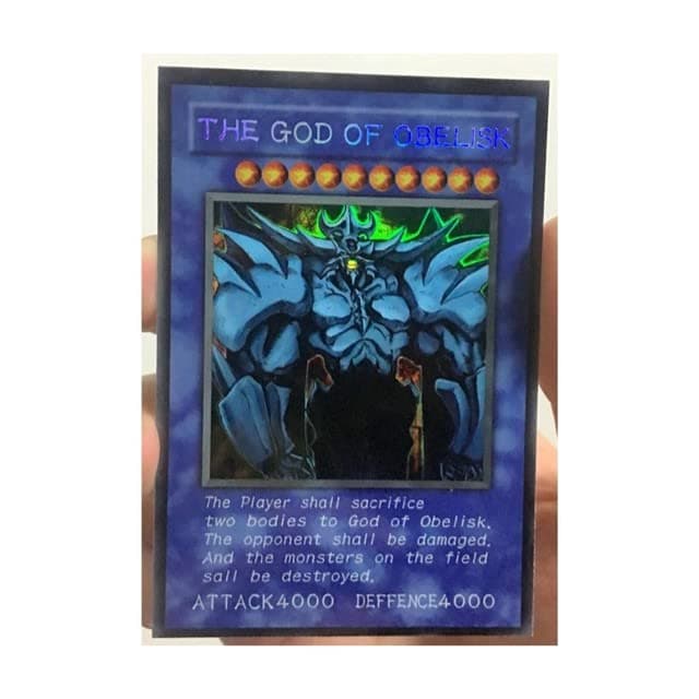 SA-LUX - Yu%Gi%Ohs Egyptian 𝖦оԀ Obelisk The Tormentor DIY Тоуs Hobbies Hobby Collectibles Game Collection Anime Cards (C)