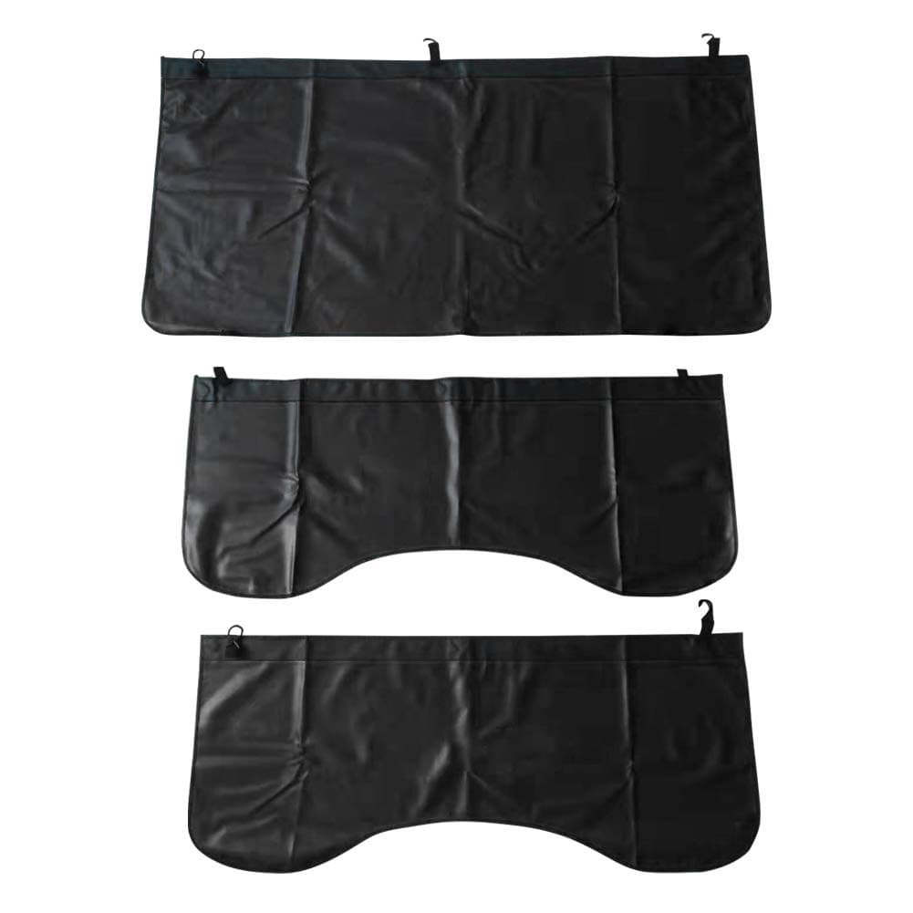 ICWEIMEI 3Pcs Car Protective Fender Covers Set - Automotive Magnetic PU Leather Work Mat for Repair - Scratching Prevention Pad With Hooks (Size L)