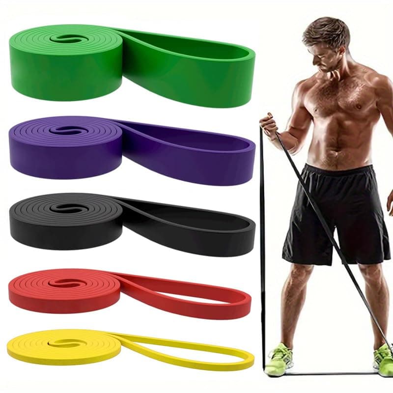 Resistance Bands, Pull-Up Assist Straps for Muscle Training, Non-Slip, Various Tension Levels, Fitness Equipment for Home and Outdoor Use