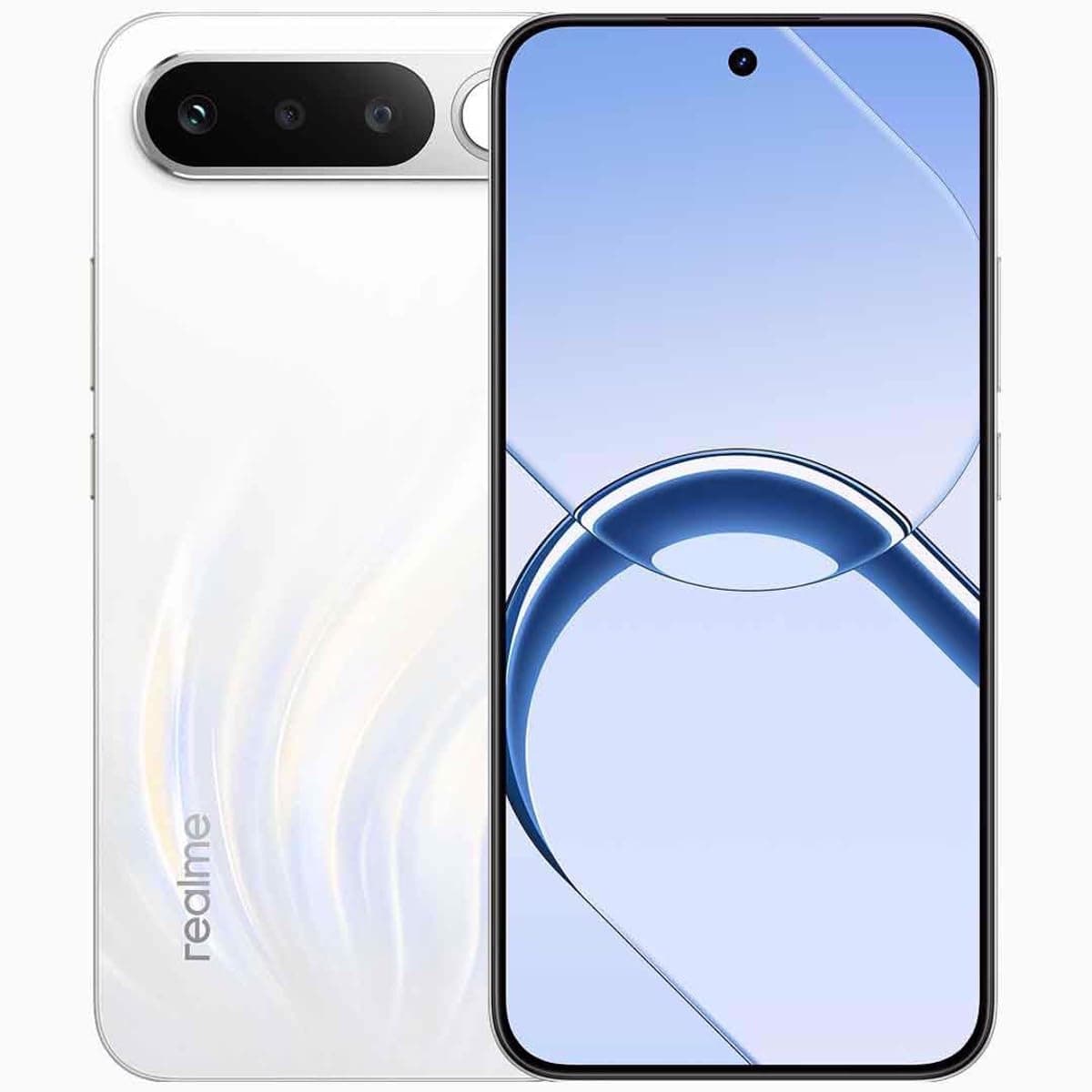 Realme 16 Dual-SIM 256GB ROM + 8GB RAM (GSM Only | No CDMA) Factory Unlocked 5G Smartphone (White Swan) - International Version